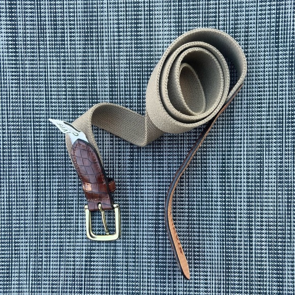 Orvis Canvas & Leather Belt Great Condition - Picture 9 of 9